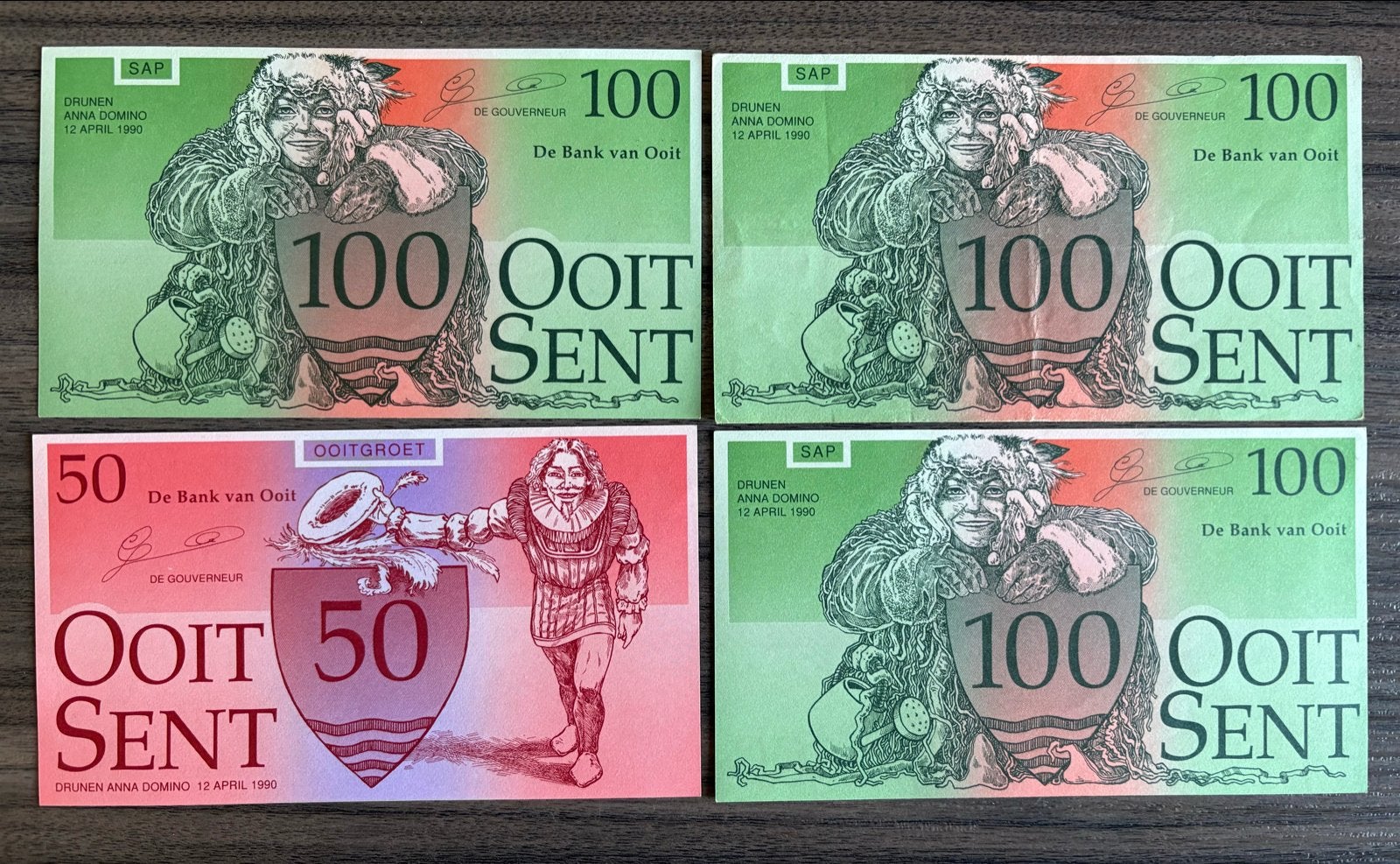 Land van Ooit geld - 350 Ooit Senten (Nieuw), Postzegels en Munten, Bankbiljetten | Nederland, Ophalen of Verzenden, Setje