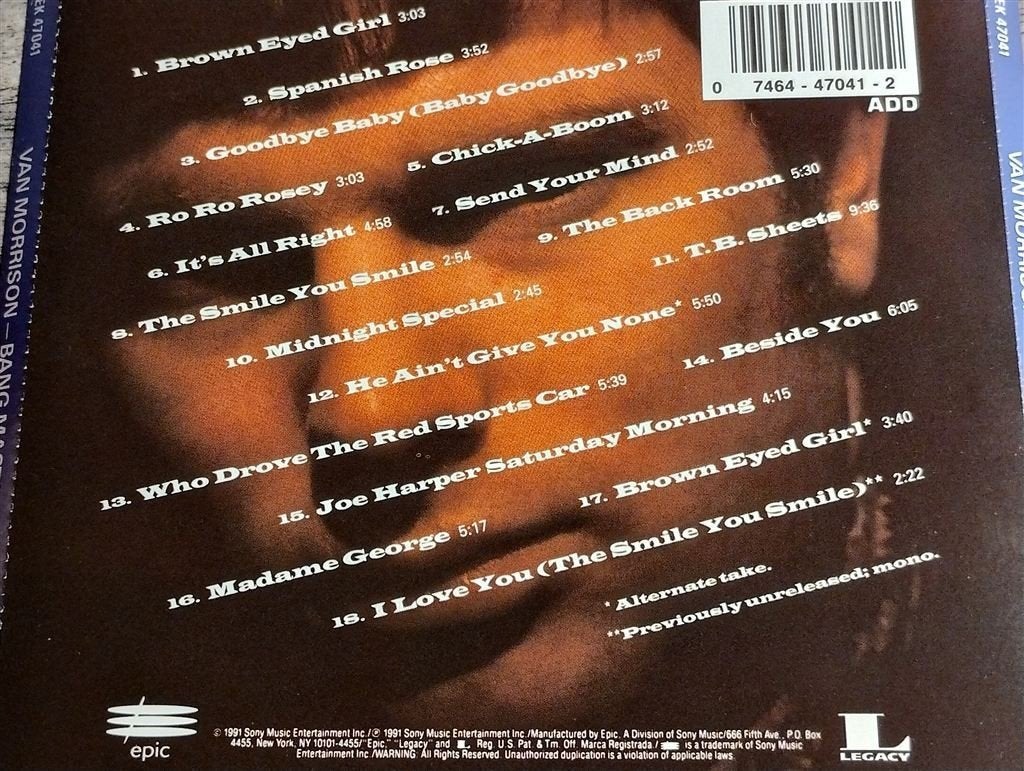 Van Morrison - Bang Masters, Cd's en Dvd's, Cd's | Jazz en Blues, Ophalen of Verzenden, Zo goed als nieuw, Jazz