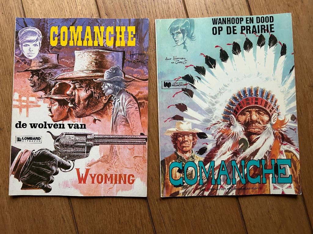2x Strips Comanche, Boeken, Meerdere stripboeken, Ophalen of Verzenden, Zo goed als nieuw, Greg en Hermann