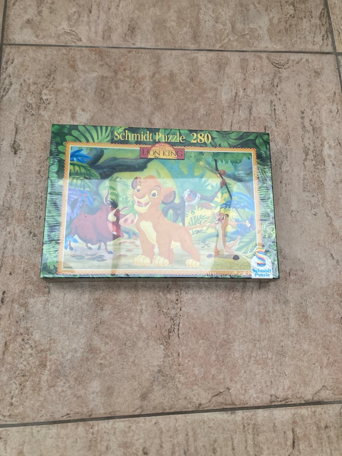 Schmidt Puzzle 280 stukjes - The Lion King, Ophalen of Verzenden, Minder dan 500 stukjes, Nieuw, Legpuzzel
