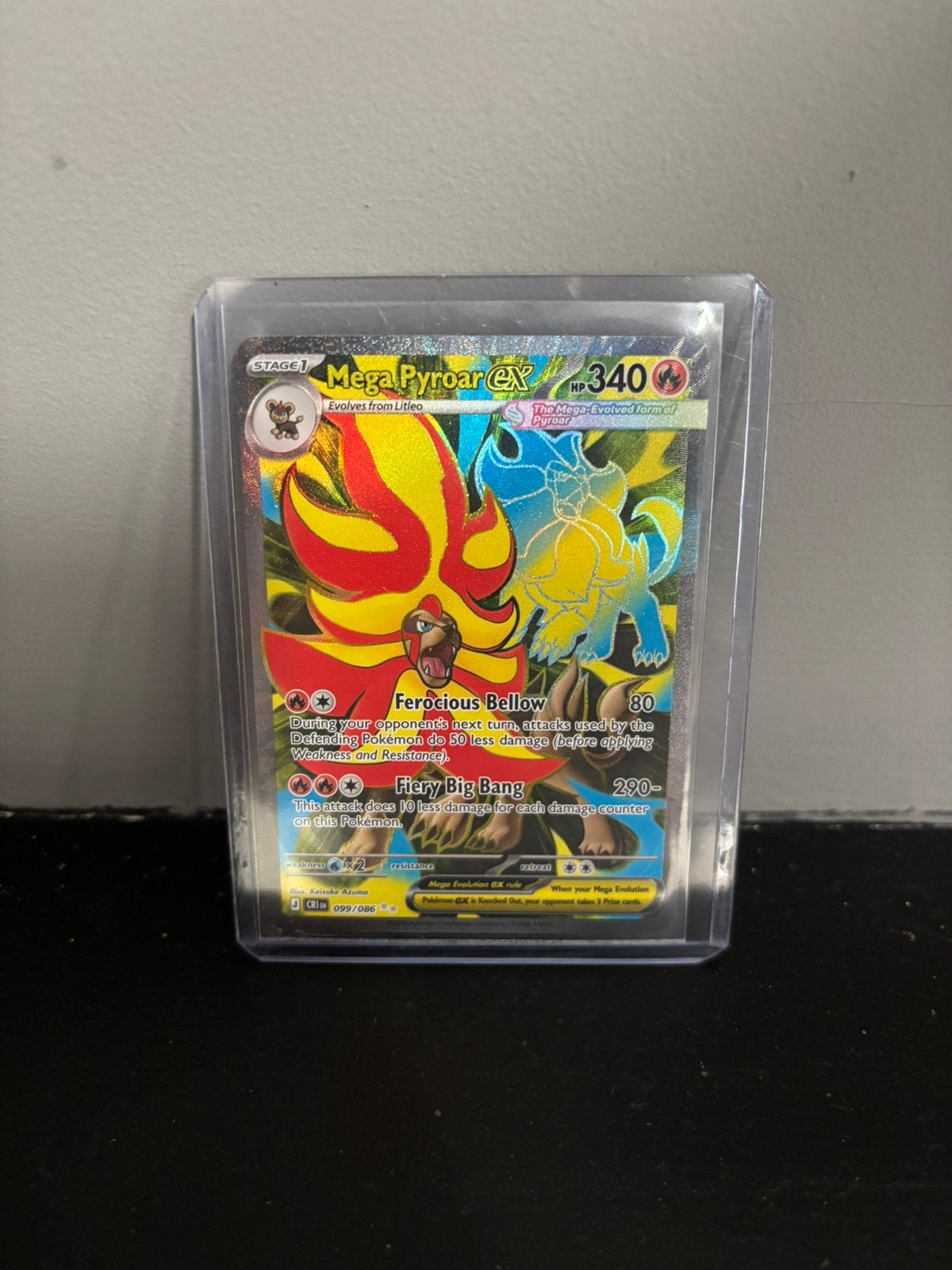 Mega pyroar ex pokemonkaart, Ophalen, Nieuw, Losse kaart