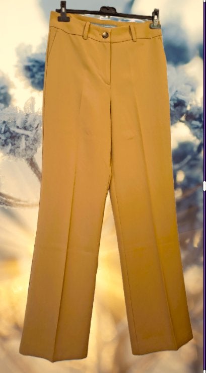 GEISHA💎 pantalon wijde pijpen mt 36, Geisha, Verzenden, Geel, Zo goed als nieuw