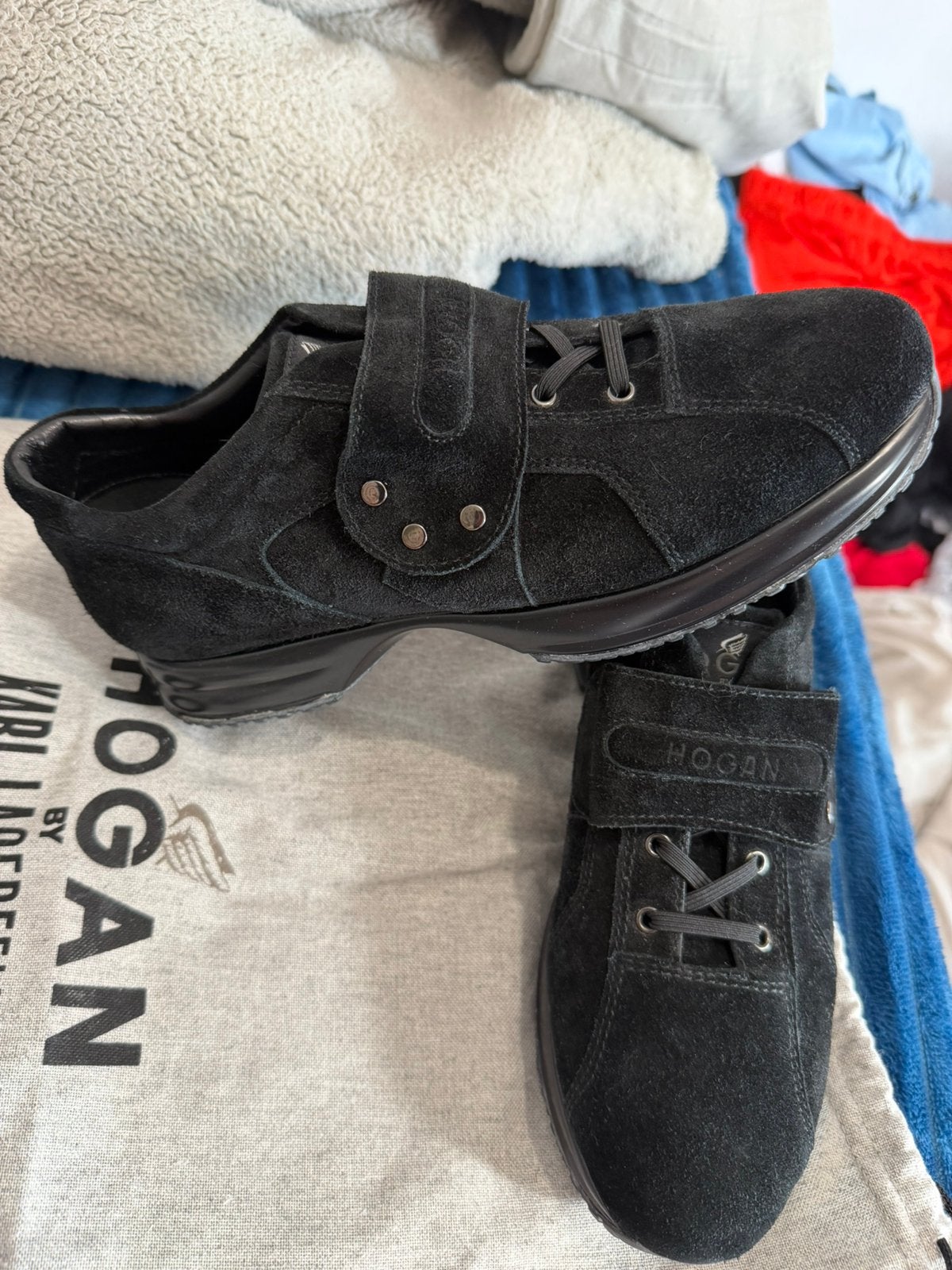 Hogan x karl lagerfeld, Ophalen of Verzenden, Nieuw, Zwart, Sneakers of Gympen
