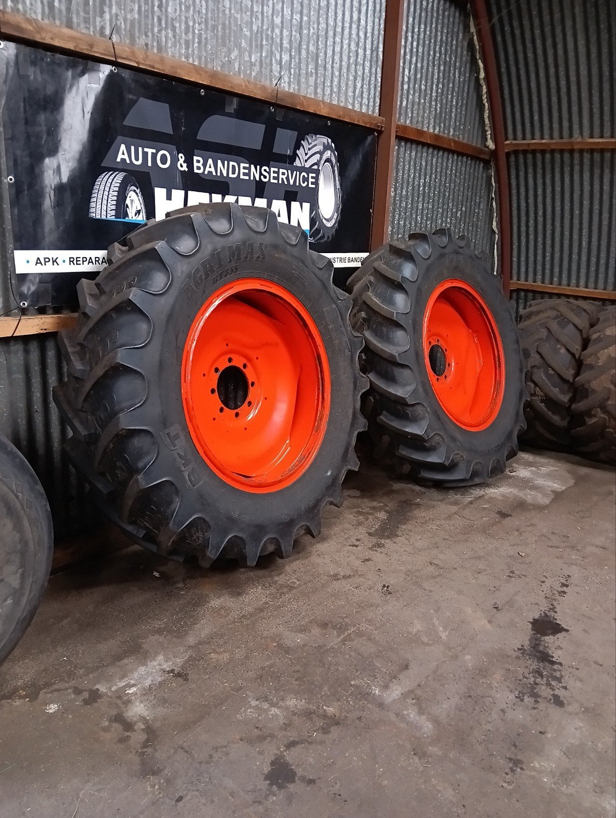 Set 460/85R38 (18.4R38)BKT Agrimax RT 855 op Fendt velgen, Ophalen of Verzenden