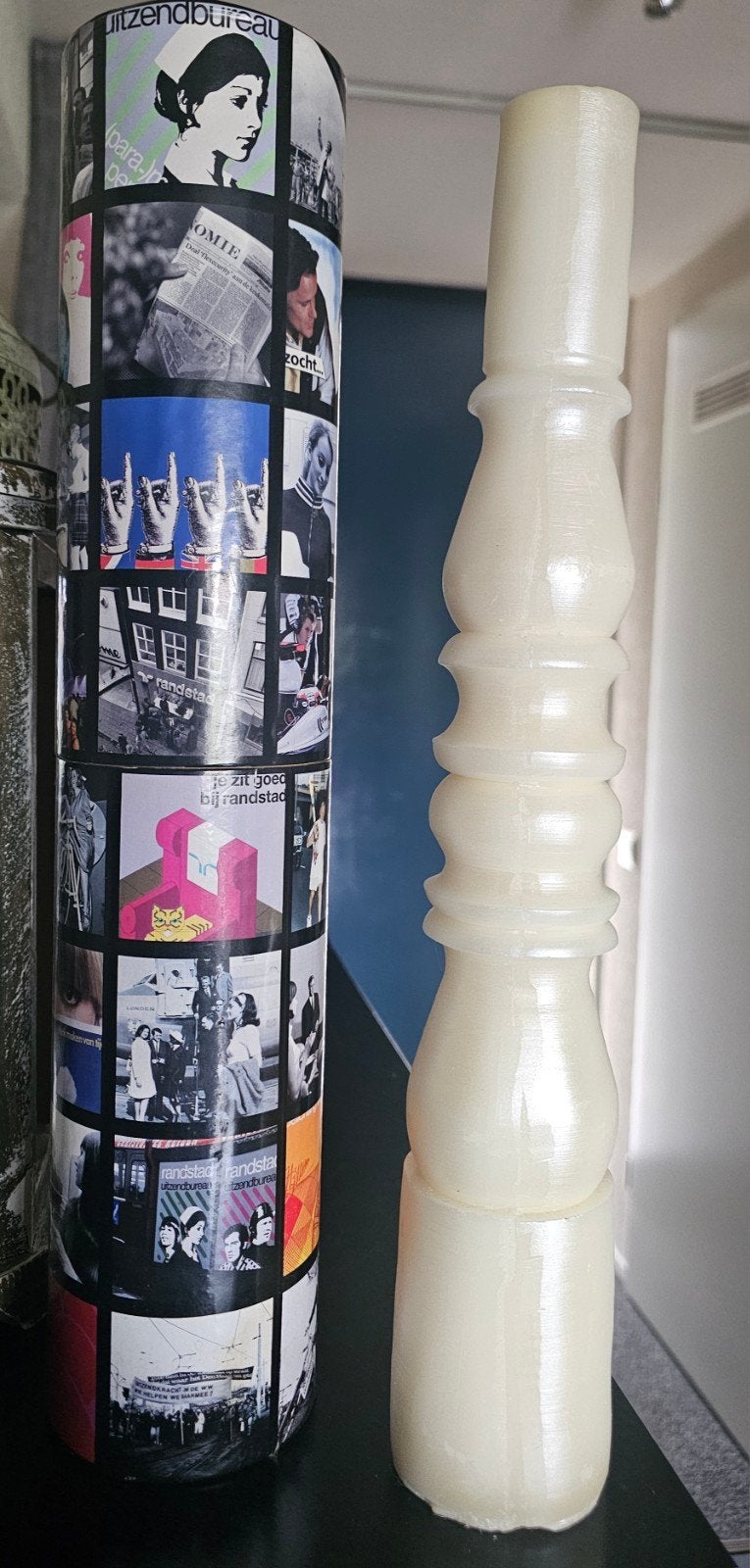 Randstad Jubileum Koker - Decoratief en Uniek, Gebruikt, Meerkleurig, Overige stijlen, Ophalen of Verzenden