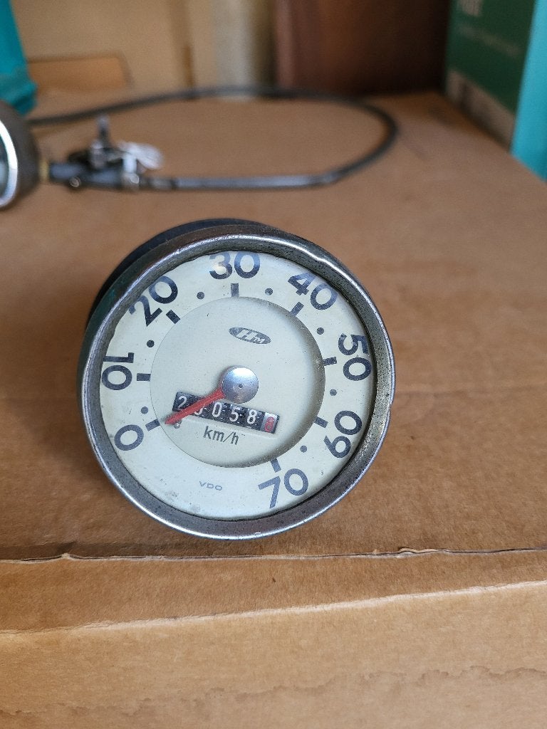 Vintage VDO en Huret snelheidsmeters, Ophalen of Verzenden, Gebruikt