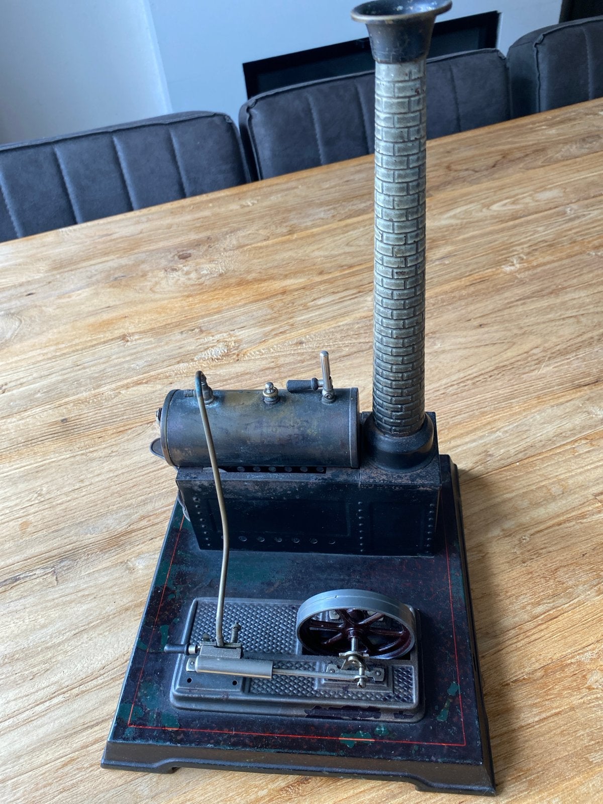 Antieke Stoommachine Model - GBN, Ophalen of Verzenden, Gebruikt
