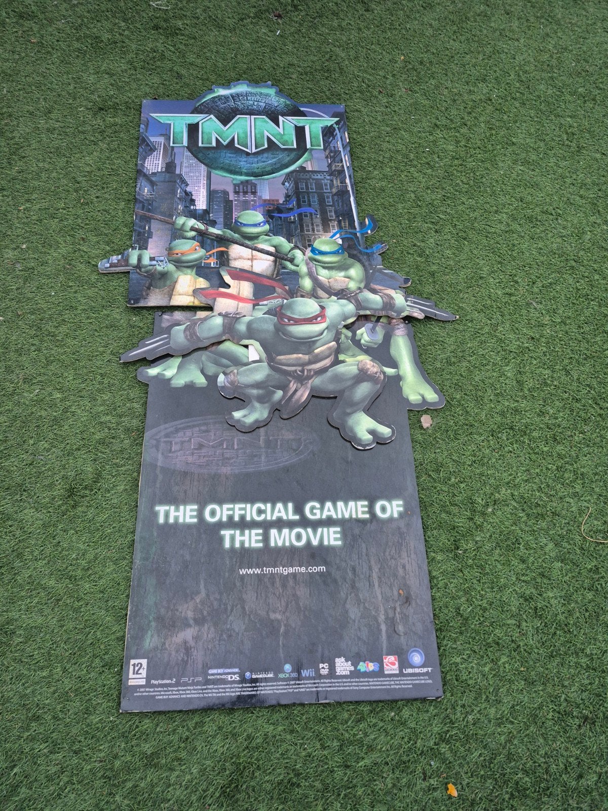 TMNT Teenage Mutant Ninja Turtles kartonnen display, Ophalen of Verzenden