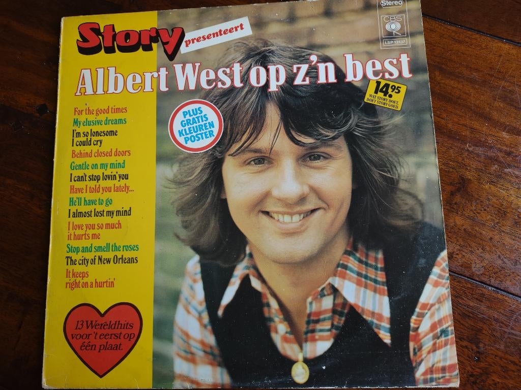 LP - Albert West op z'n best, Cd's en Dvd's, Vinyl | Pop, Ophalen of Verzenden, 1970 - 1979, Zo goed als nieuw, 12 inch
