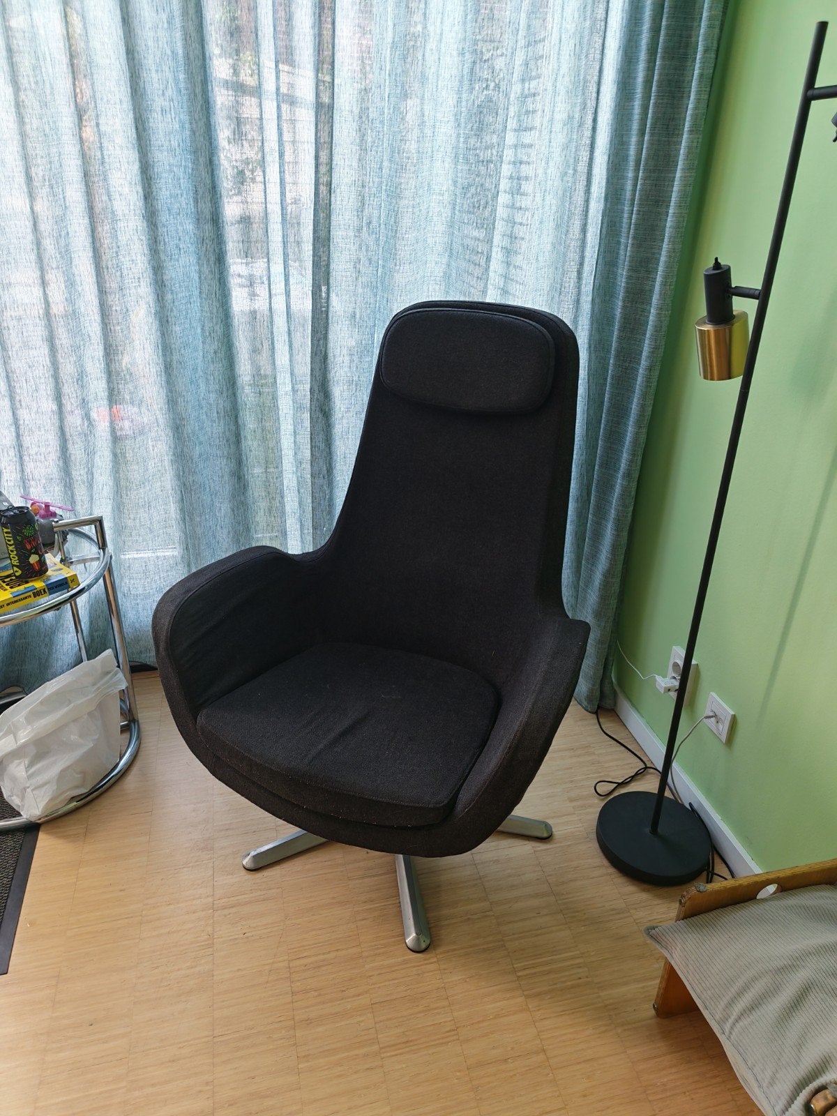 Ikea stoel gratis afhalen - Gebruikt, beetje vies, zit goed, Huis en Inrichting, Stoelen, Gebruikt, Zwart, Ophalen of Verzenden