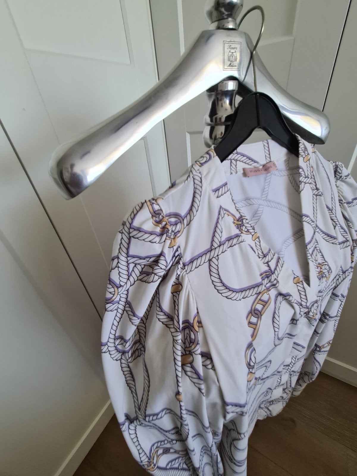 Studio Anneloes blouse met touwprint - Maat M, Kleding | Dames, Maat 38/40 (M), Studio Anneloes, Wit, Ophalen of Verzenden