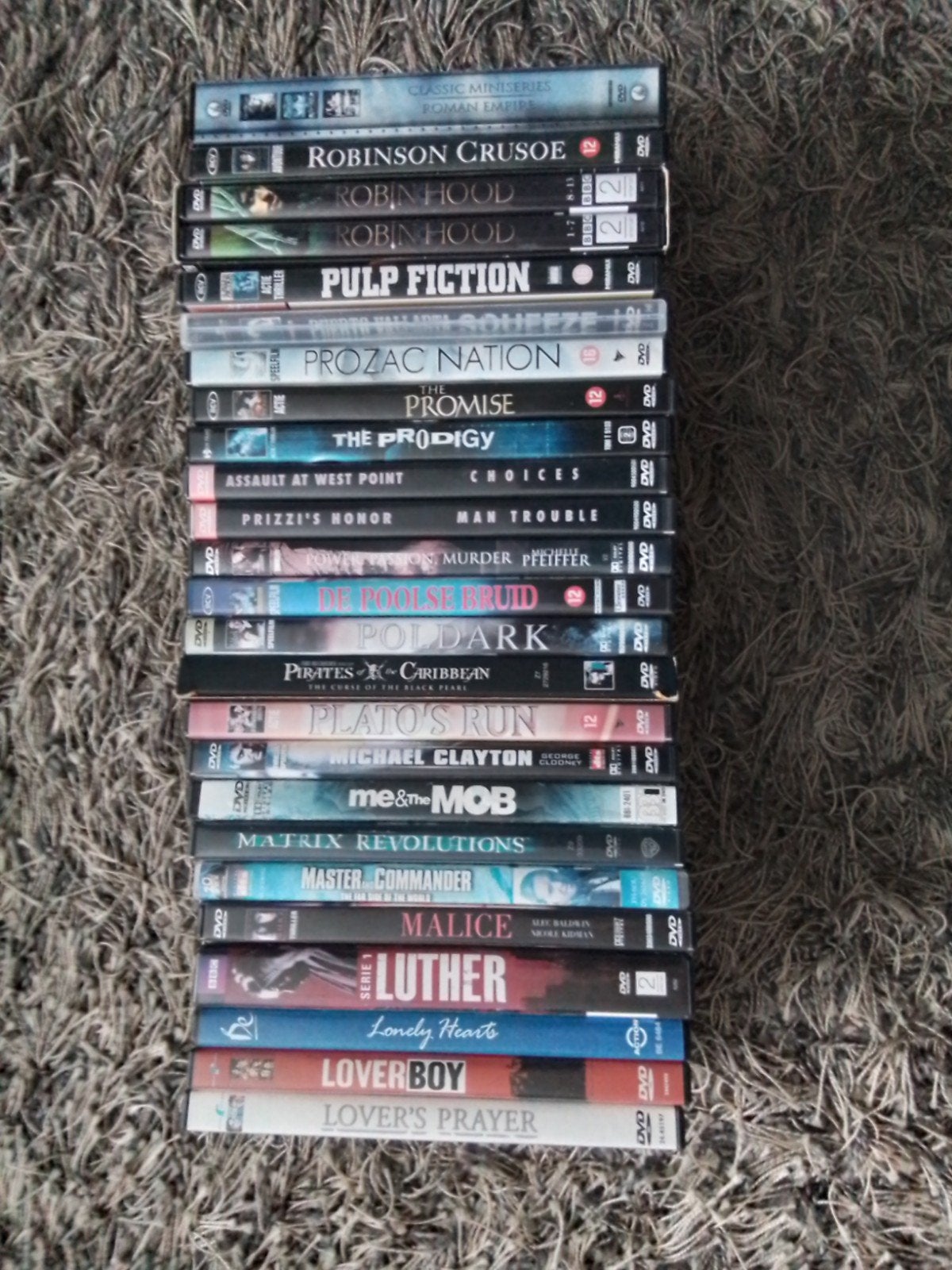 Diverse dvds, Ophalen