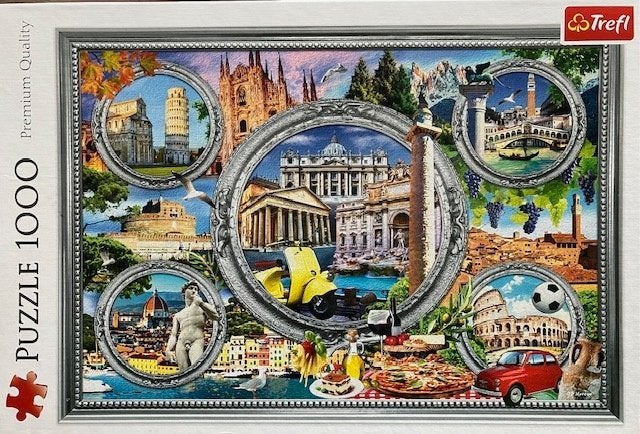 italian holiday, Ophalen of Verzenden, 500 t/m 1500 stukjes, Zo goed als nieuw, Legpuzzel