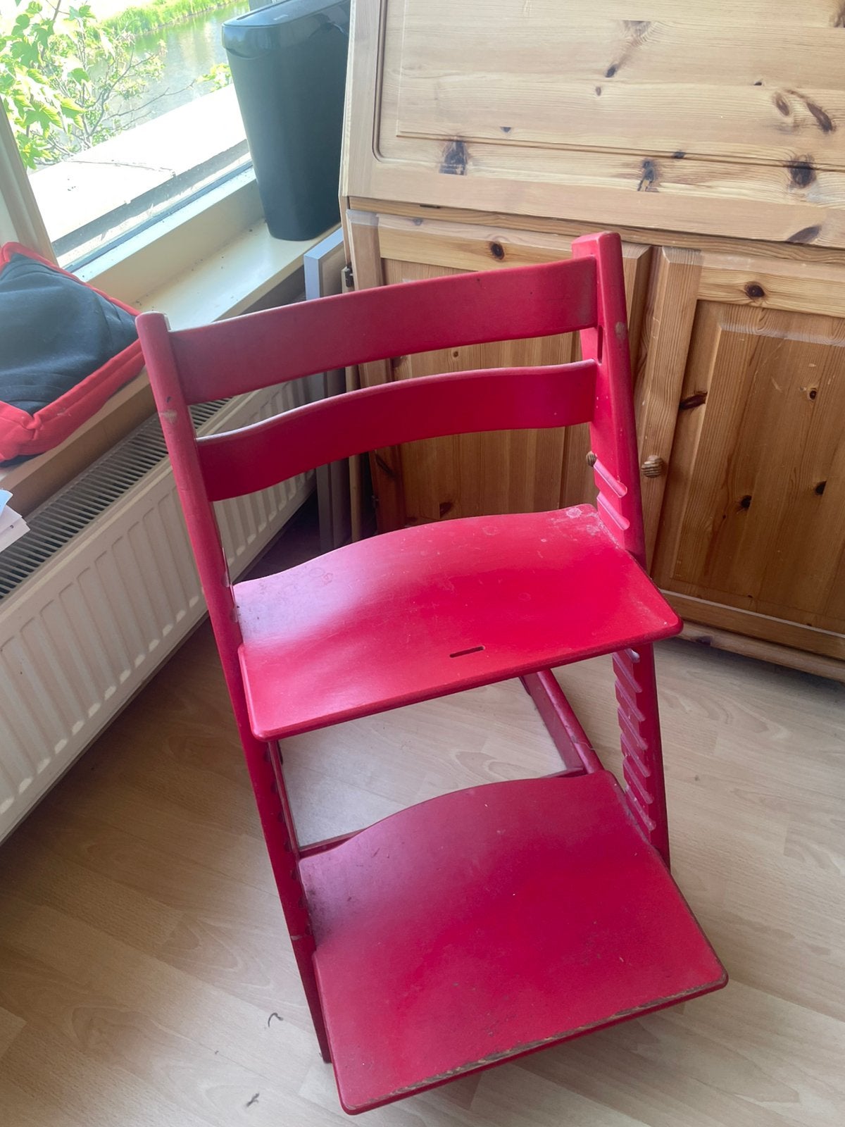 Stokke trip trap kinderstoel, Kinderen en Baby's, Kinderstoelen, Ophalen, Gebruikt, Meegroeistoel
