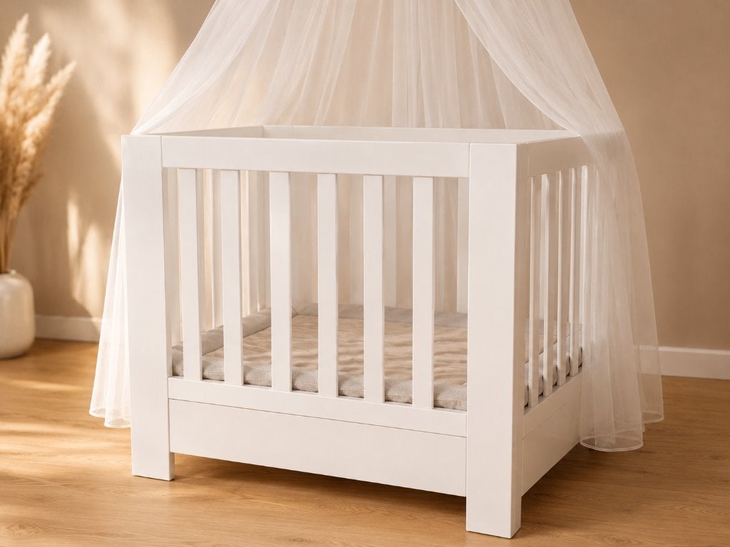 Zeer nette Kidsmill Alaska Box Met Lade Wit Hoogglans, Kinderen en Baby's, Boxen, Ophalen, Gebruikt, Rechthoekig, In hoogte verstelbaar