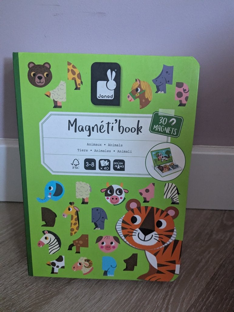 Janod Magneti'book | magneet puzzel, Ophalen of Verzenden, Gebruikt, Puzzelen