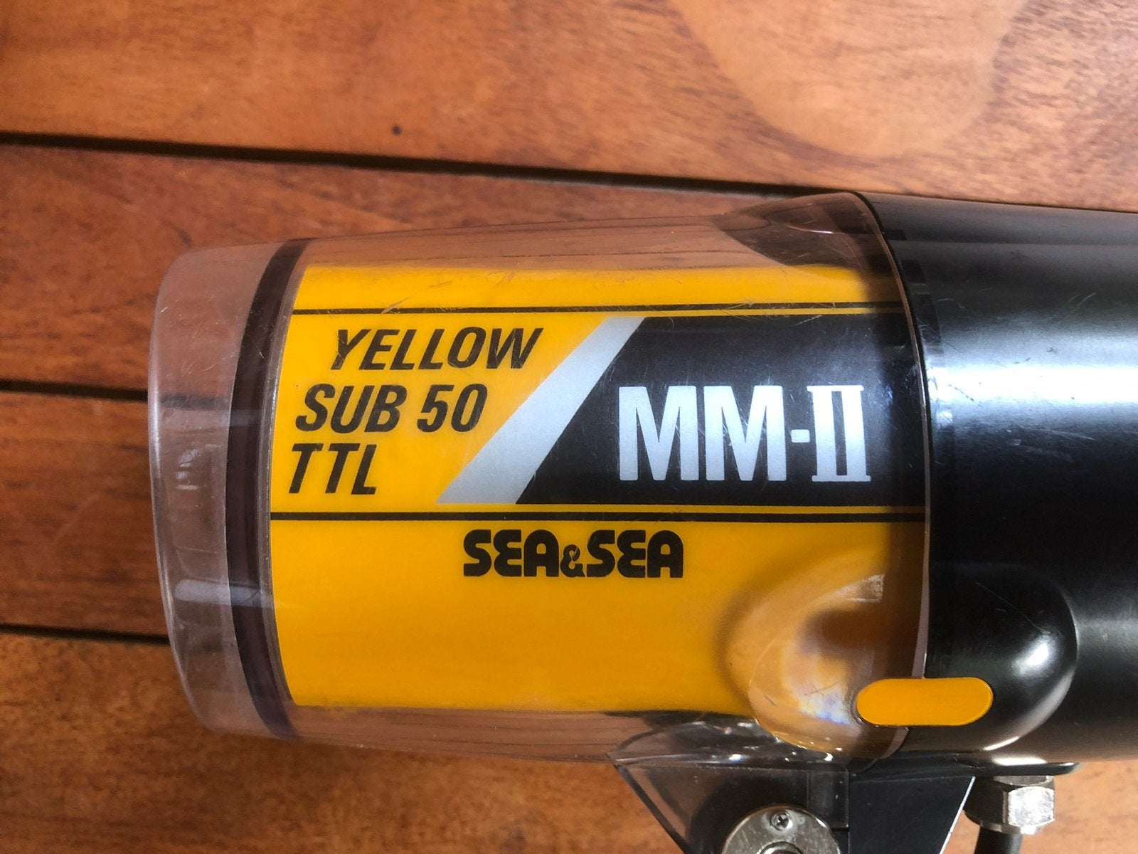 t.k.Sea&Sea Yellow Sub 50 TTL MM-II scoop, Watersport en Boten, Ophalen of Verzenden, Zo goed als nieuw, Onderwaterhuis of Camera