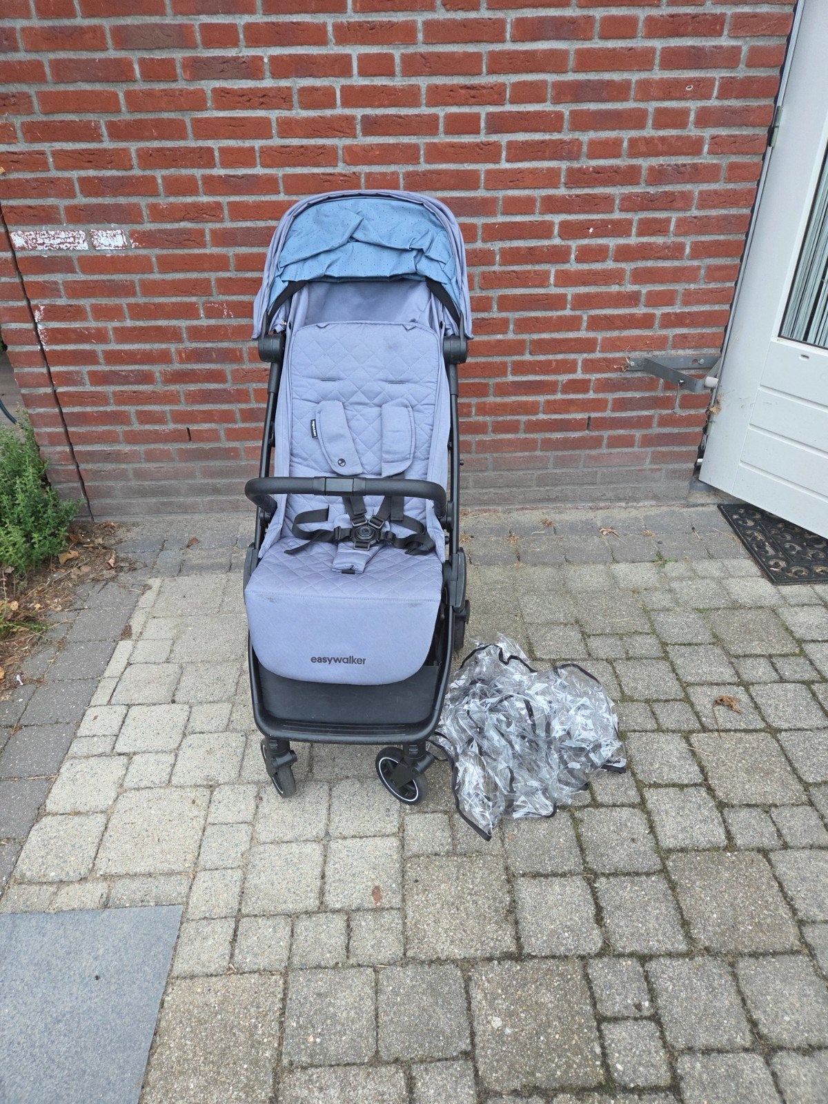 Easywalker Jackey steel grey, Ophalen, Gebruikt, Verstelbare rugleuning