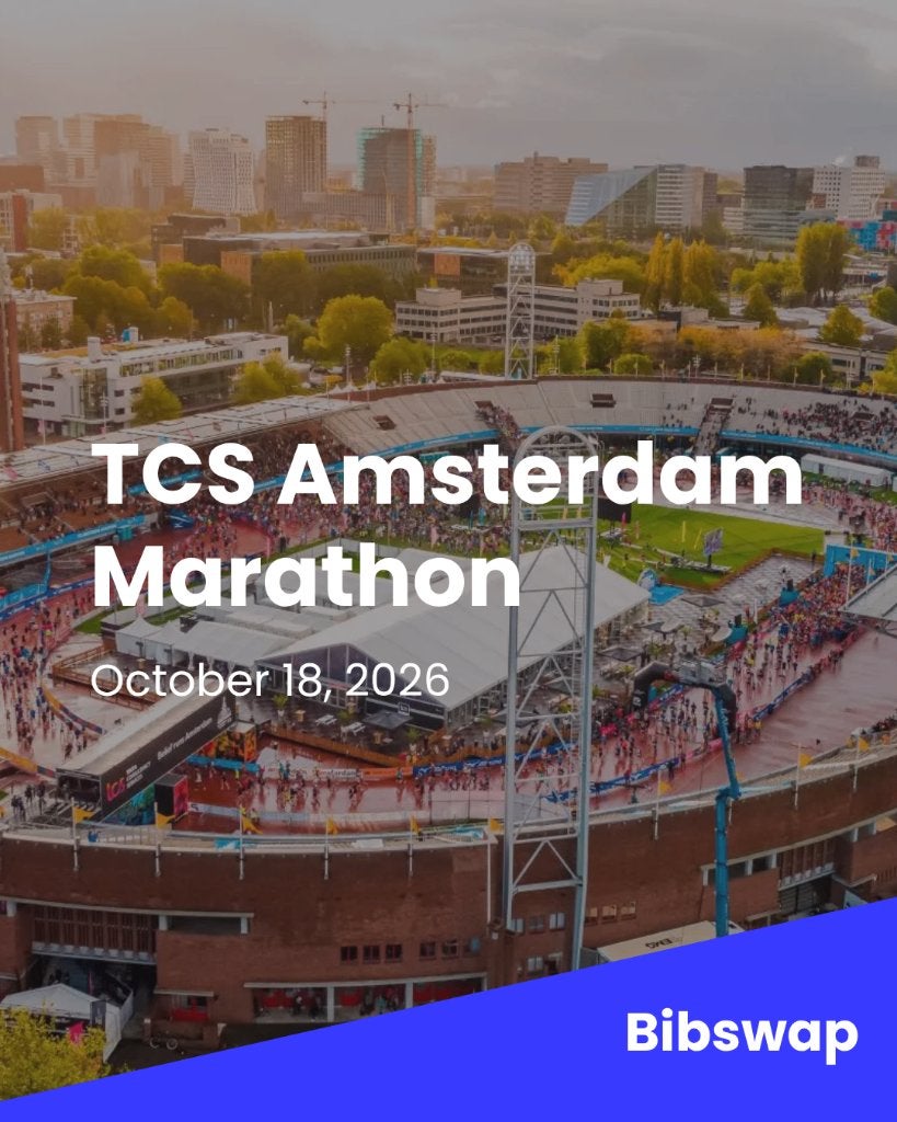Startbewijs TCS Amsterdam Marathon - veilig via Bibswap, Eén persoon