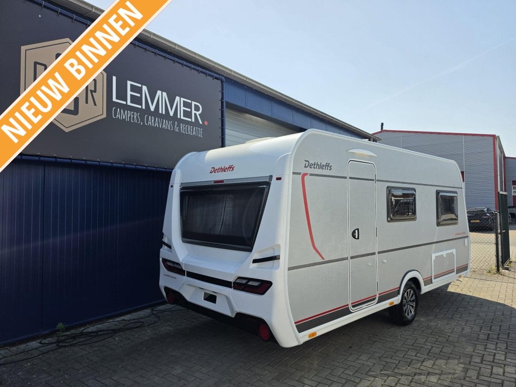 Dethleffs Summer Edition 460 EL Airco, Enkele bedden, Caravans en Kamperen, Caravans, Standaardzit, Bedrijf, Tot en met 3, Dethleffs