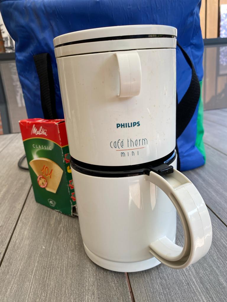 Koffiezetapparaat voor de camping, Ophalen of Verzenden, Gebruikt