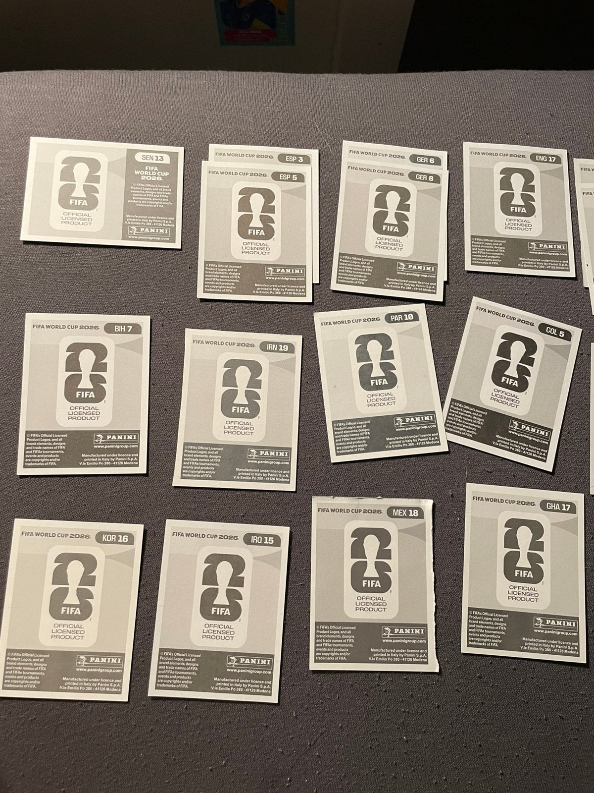 Panini 2026 wk stickers, Hobby en Vrije tijd, Stickers en Plaatjes, Ophalen of Verzenden, Meerdere stickers