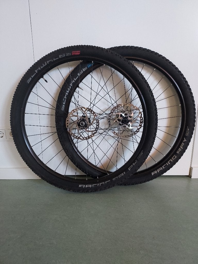 Wielset MTB (29 inch) incl remschijven, Fietsen en Brommers, Gebruikt, Aluminium, Mountainbike, Ophalen