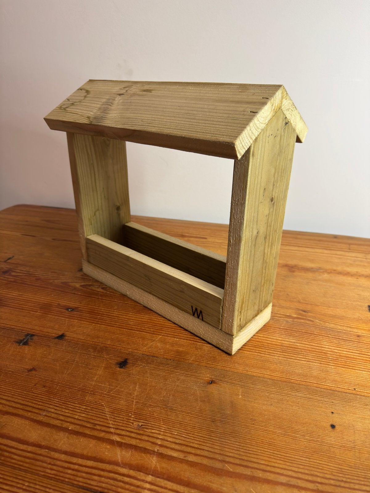 Houten voederhuisje voor vogels - Handgemaakt, Ophalen of Verzenden, Nieuw