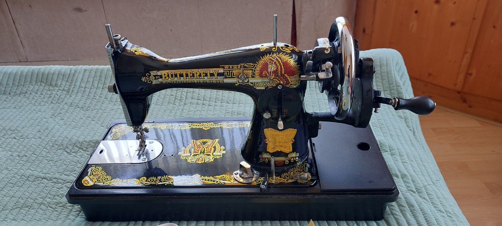 Naaimachine Butterfly, Ophalen of Verzenden, Zo goed als nieuw