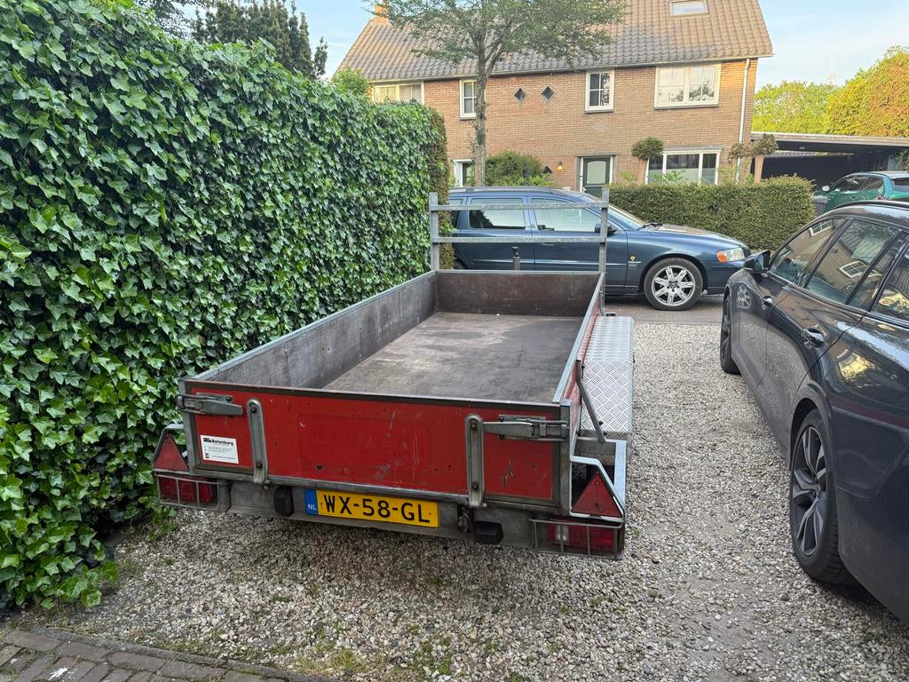 Atec aanhanger dubbelasser - net onderhoud gehad!, Ophalen, Gebruikt