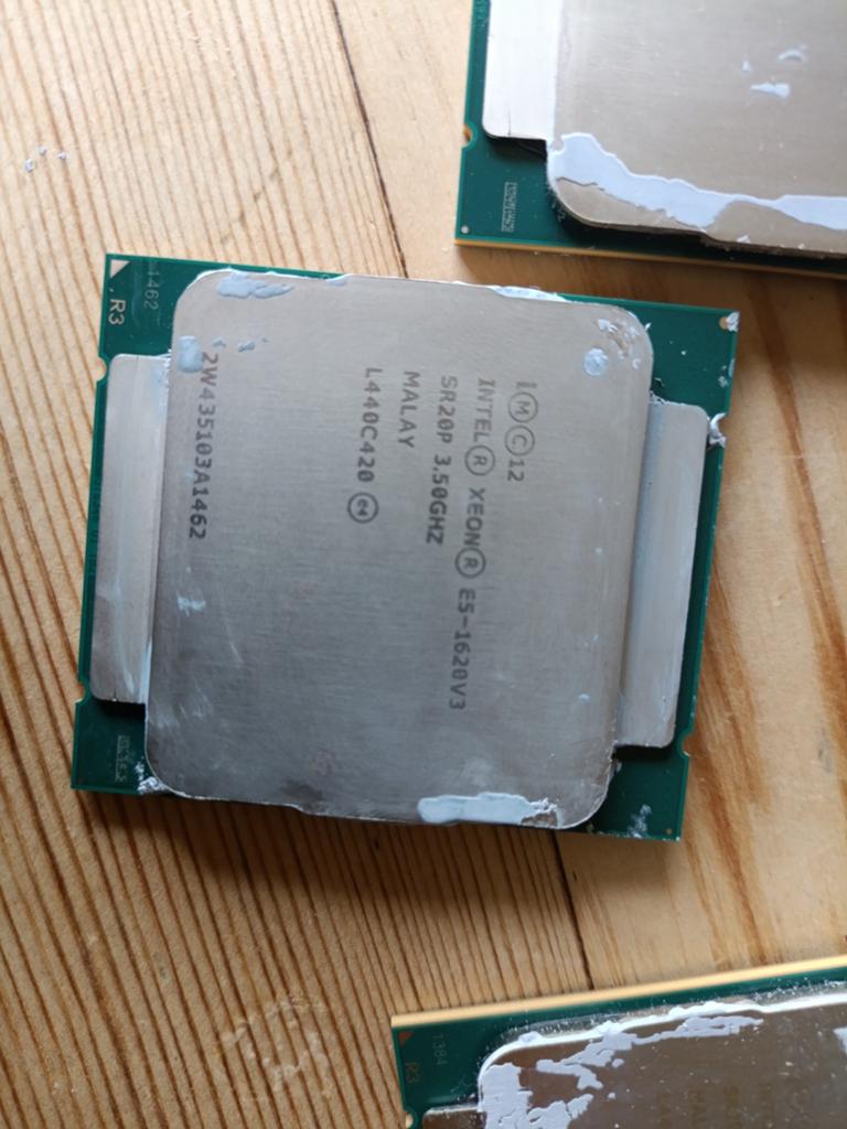 3x Intel Xeon E5-1620 v3 Processor - 3.50GHz Quad-Core, Computers en Software, Processors, Gebruikt, 4-core, Intel Xeon E5-1620 v3