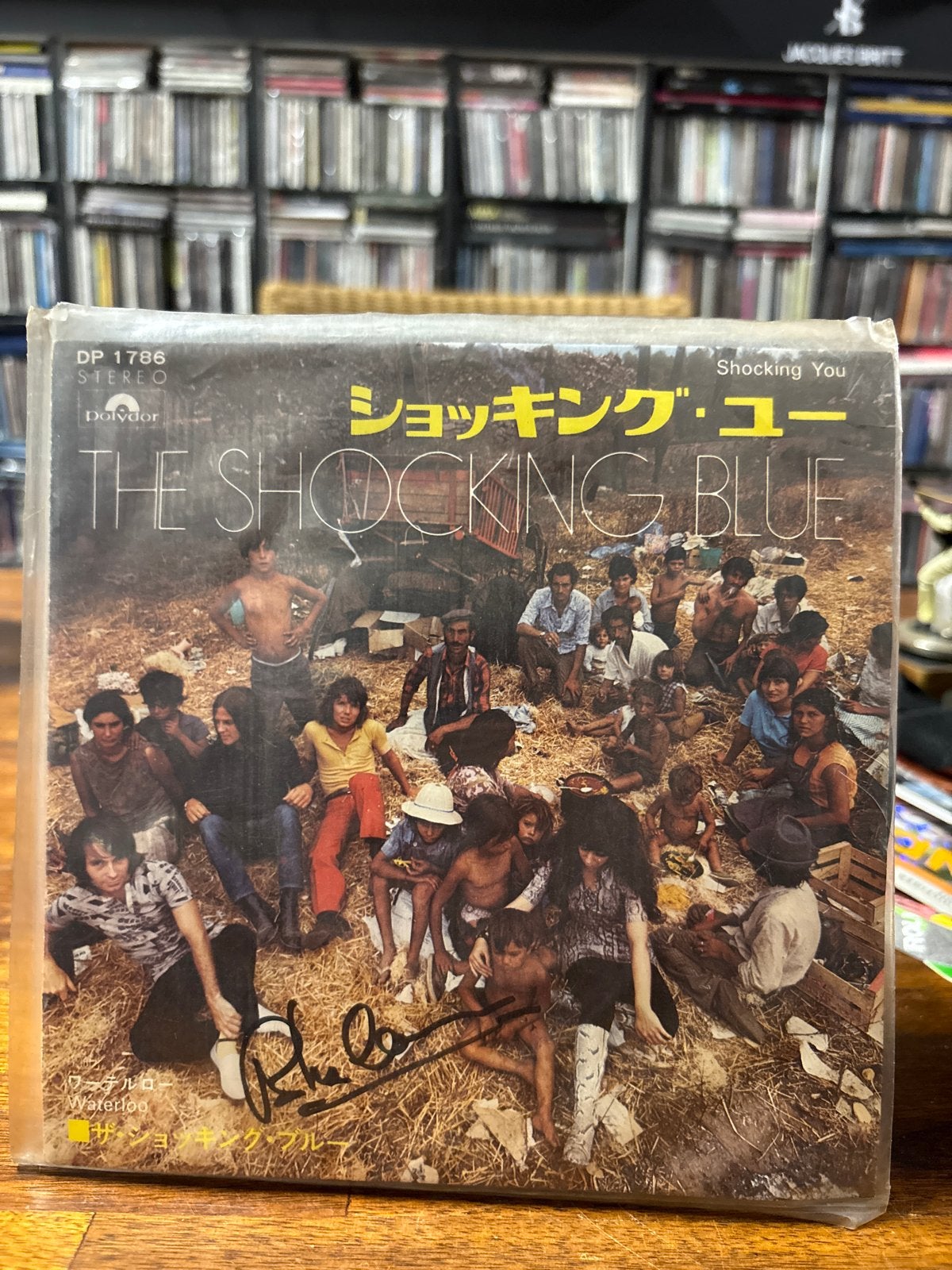 The Shocking Blue signed Shocking You Waterloo 7 inch vinyl, Gebruikt, Originele persing, 7 inch, Ophalen of Verzenden