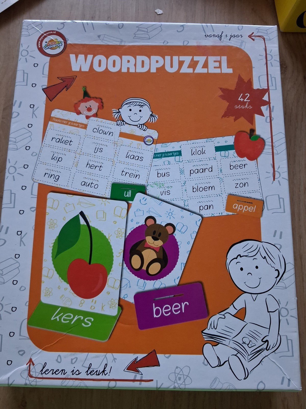 Woordpuzzel spel - Leren is leuk!, Ophalen of Verzenden, Gebruikt, Taal en Lezen