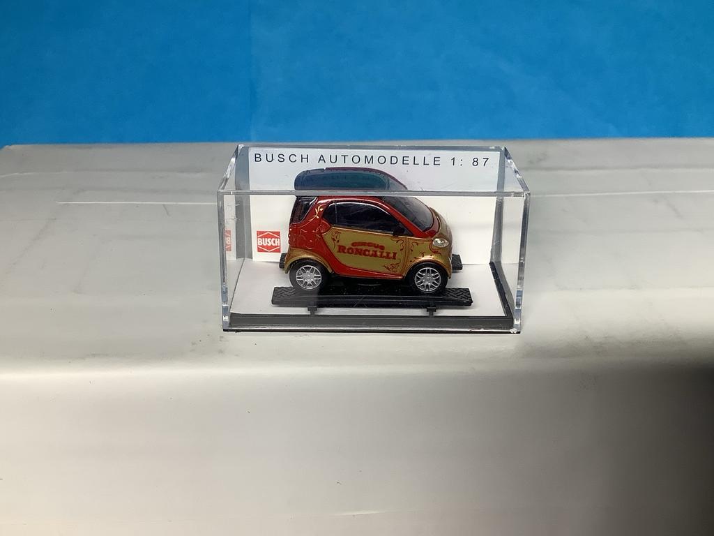 Busch Automodelle 1:87 Smart Roncalli, Ophalen of Verzenden, Nieuw, Auto, Overige merken