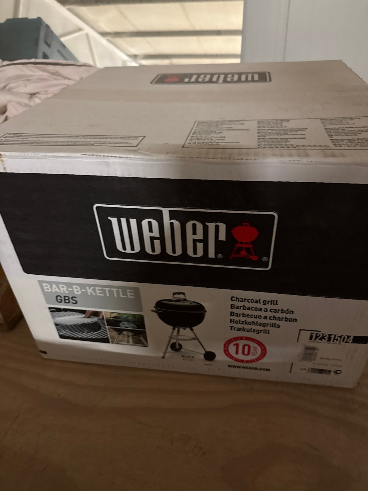 Nieuwe Weber Bar-B-Kettle GBS Houtskoolbarbecue, Ophalen, Nieuw