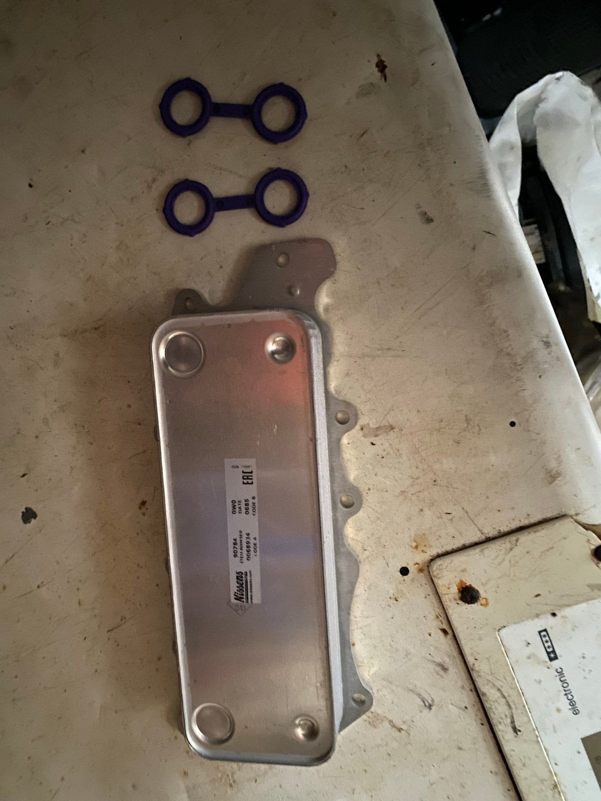 Nissens Oliekoeler 90784 met pakkingen mercedes, Ophalen of Verzenden, Nieuw, Overige automerken