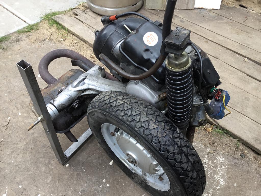 Goed lopent piaggio vespa p150 motorblok, Motoren, Ophalen of Verzenden