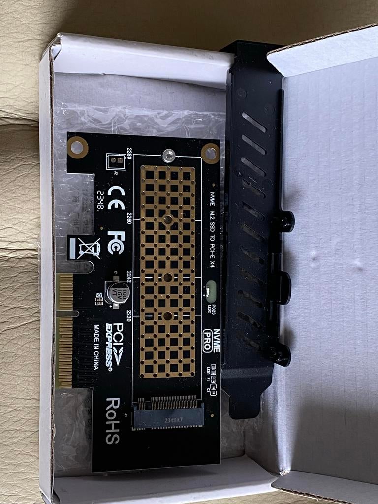 M.2 NVMe naar PCIe Adapter Kaart - JEYI, Computers en Software, Netwerkkaarten, Nieuw, Intern, Ophalen of Verzenden
