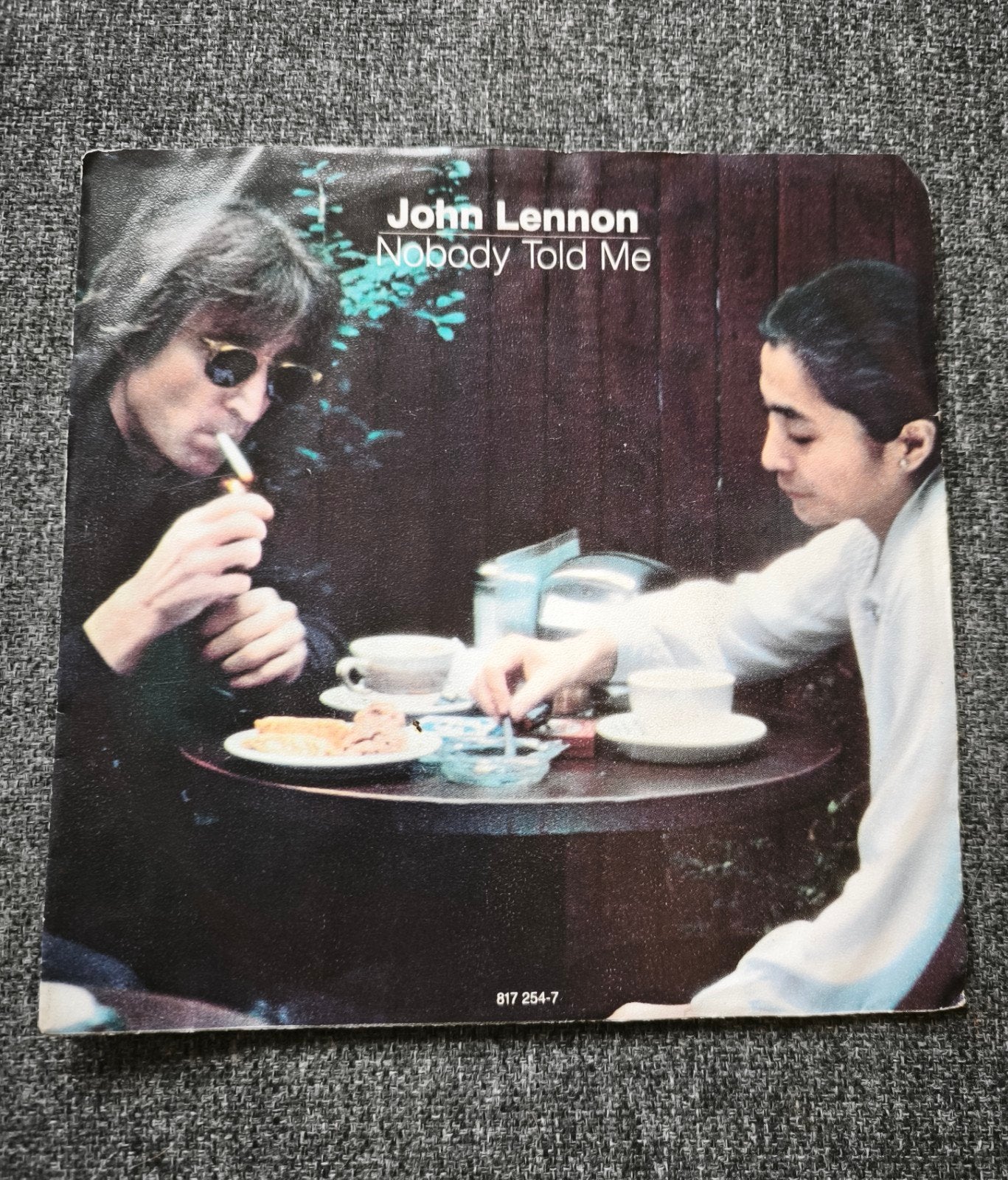 John Lennon - Nobody Told Me / Yoko Ono - O'Sanity (7 inch), Gebruikt, 7 inch, Pop, EP