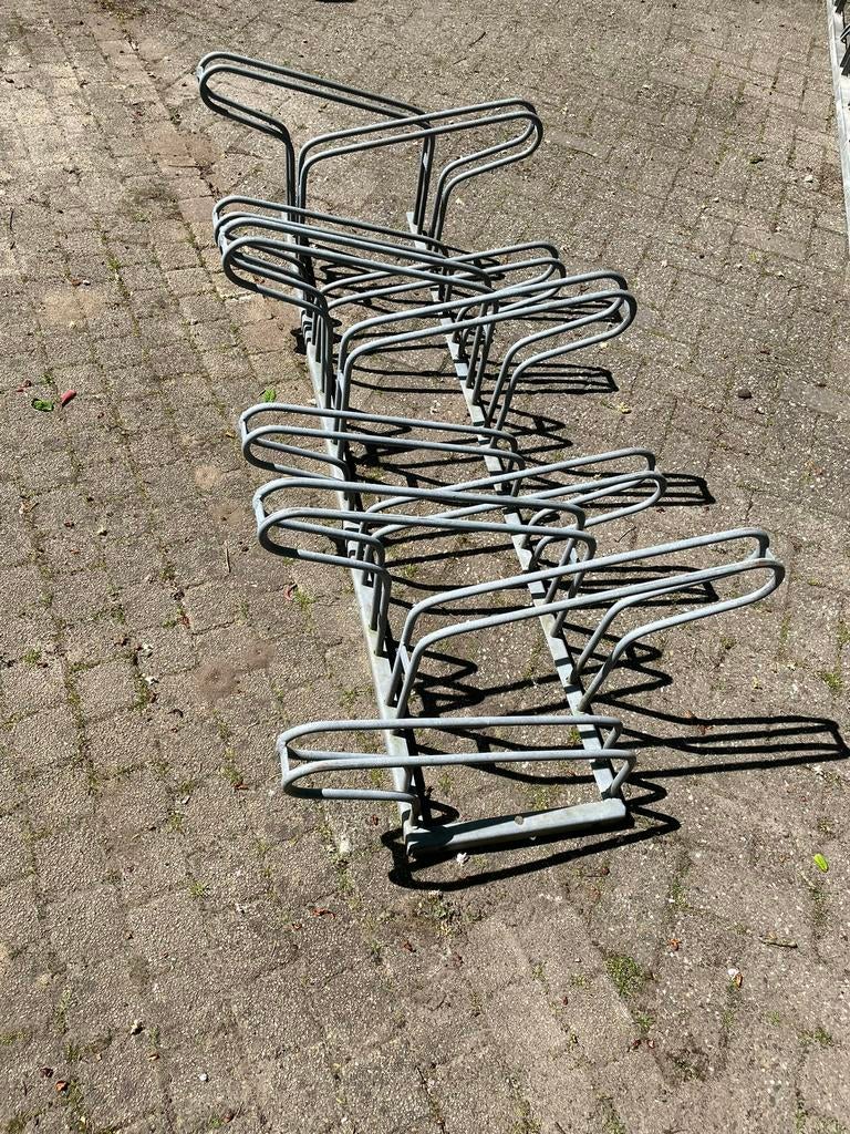 Verzinkt Fietsrek dubbelzijdig te gebruiken  fietsrekken, Ophalen, Zo goed als nieuw, Metaal