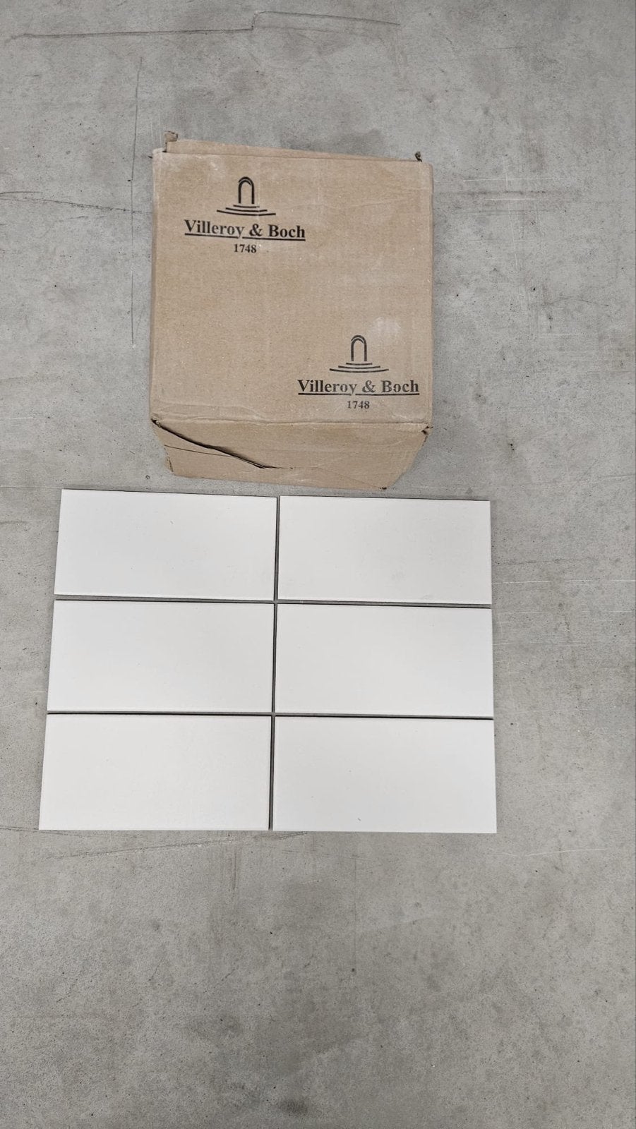 Villeroy & Boch Tegels 10x20cm - 42 m², Doe-het-zelf en Verbouw, Ophalen, Nieuw, Minder dan 20 cm, 20 tot 40 cm
