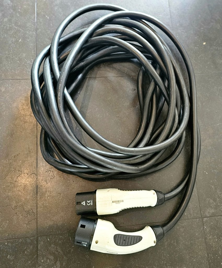 Laadkabel Type 2 EV voor 3-fase 16A (11kW) - 12 meter, Ophalen of Verzenden, Laadkabel