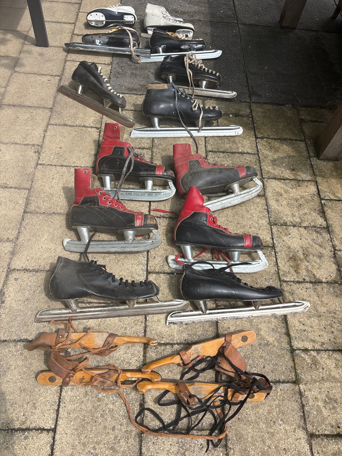 Diverse schaatsen: noren, kunstschaatsen en Friese doorloper, Sport en Fitness, Schaatsen, Ophalen of Verzenden, Gebruikt, Noren