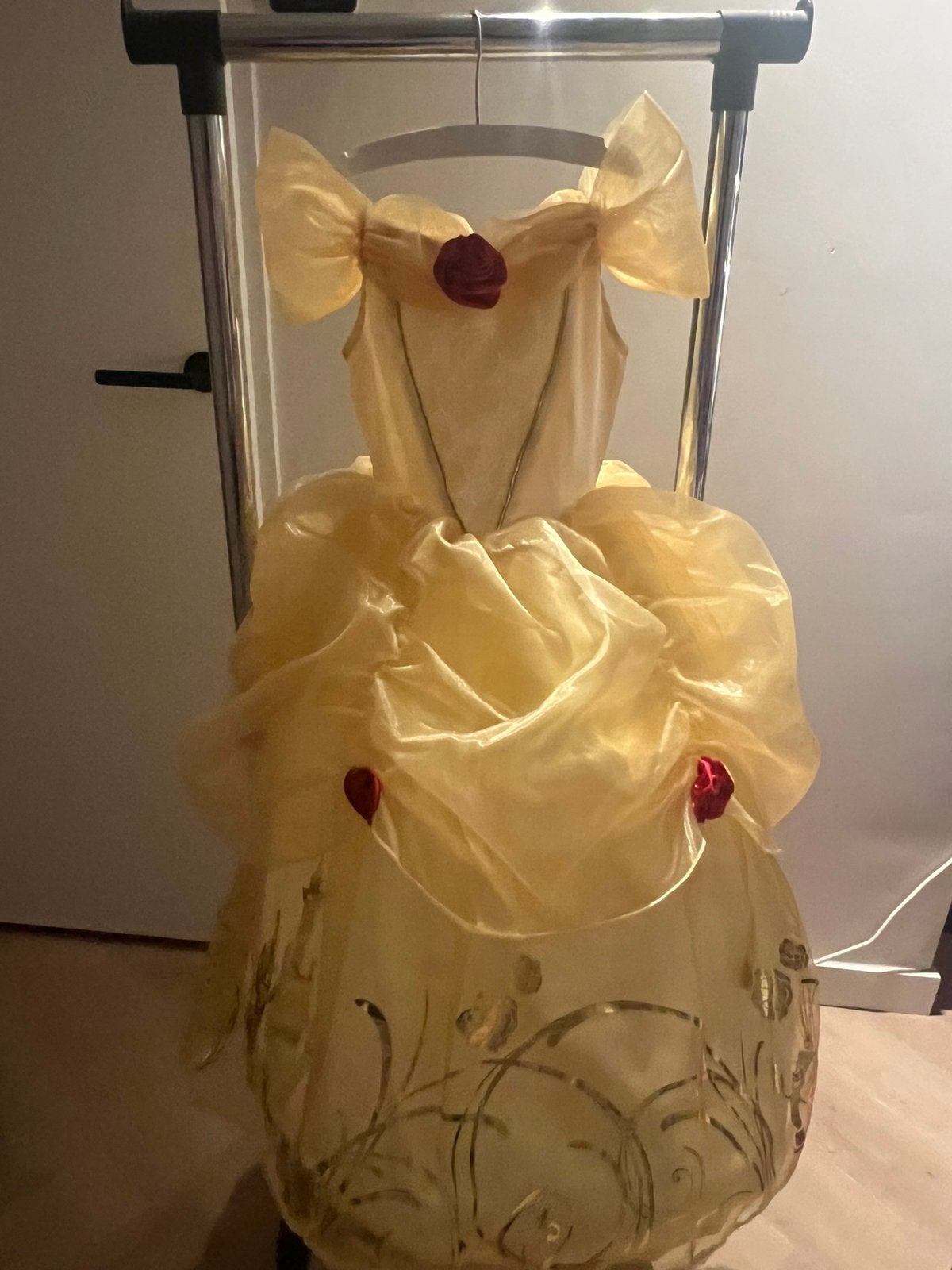 Disney prinses Belle jurk 5/6 jaar, Kinderen en Baby's, Carnavalskleding en Verkleedspullen, Ophalen of Verzenden, Zo goed als nieuw
