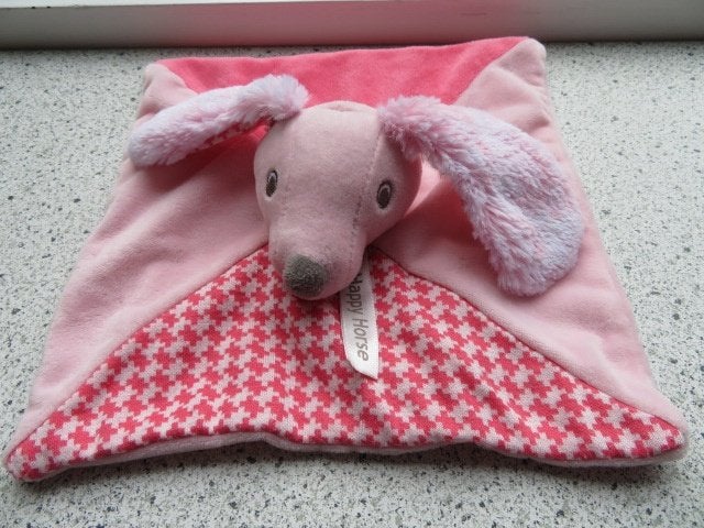 Knuffeldoek hond Pink Dachshund Dex Tuttle Happy Horse roze, Happy Horse, Zo goed als nieuw, Met label, Roze