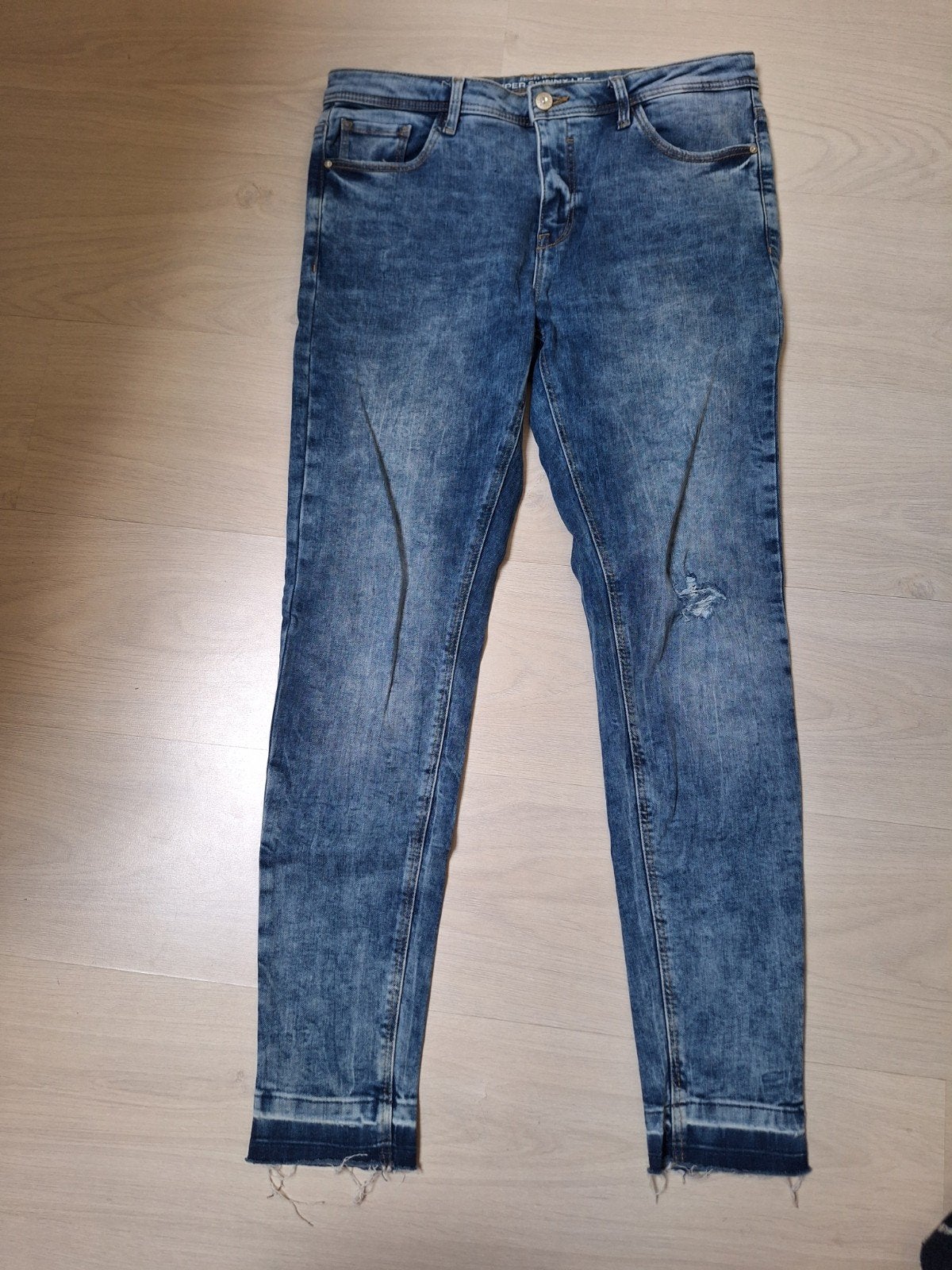 Super skinny leg high rise jeans Clockhouse maat 42, Blauw, Ophalen of Verzenden, Zo goed als nieuw, Clockhouse