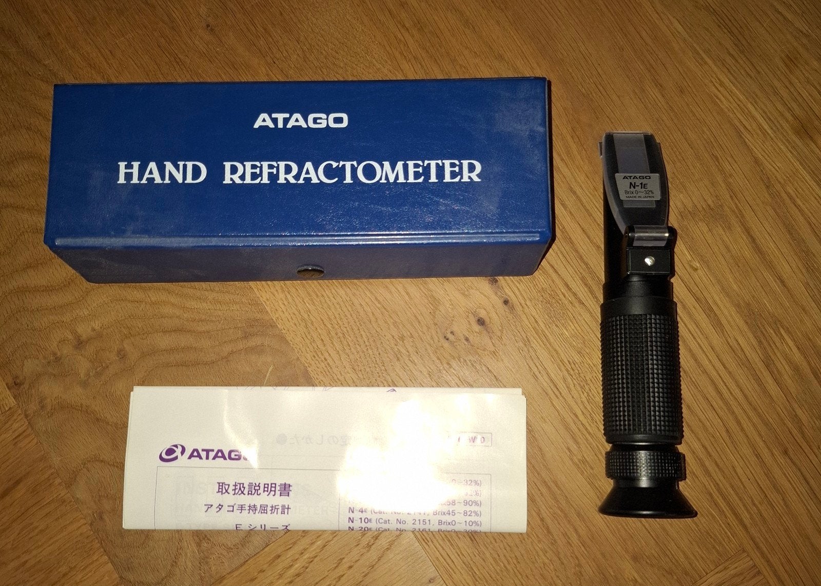 atago hand refractometer, Ophalen
