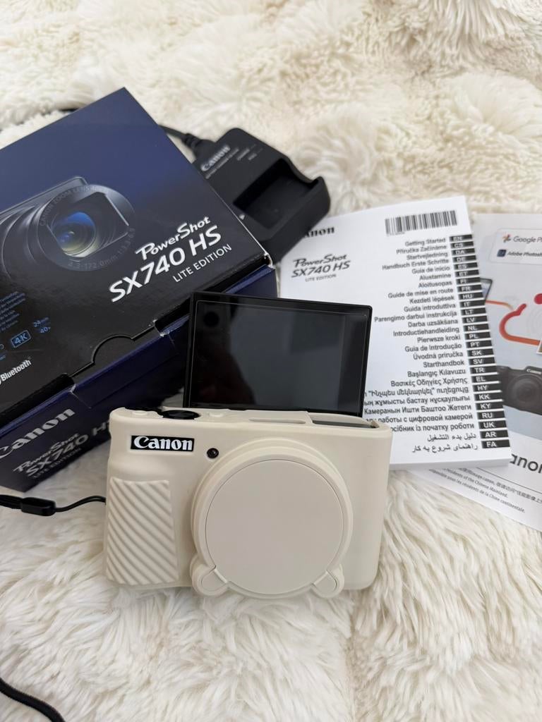 Canon PowerShot SX740 HS – TikTok Camera | 4K + Flip Screen, Ophalen of Verzenden, Zo goed als nieuw, Canon, 8 keer of meer