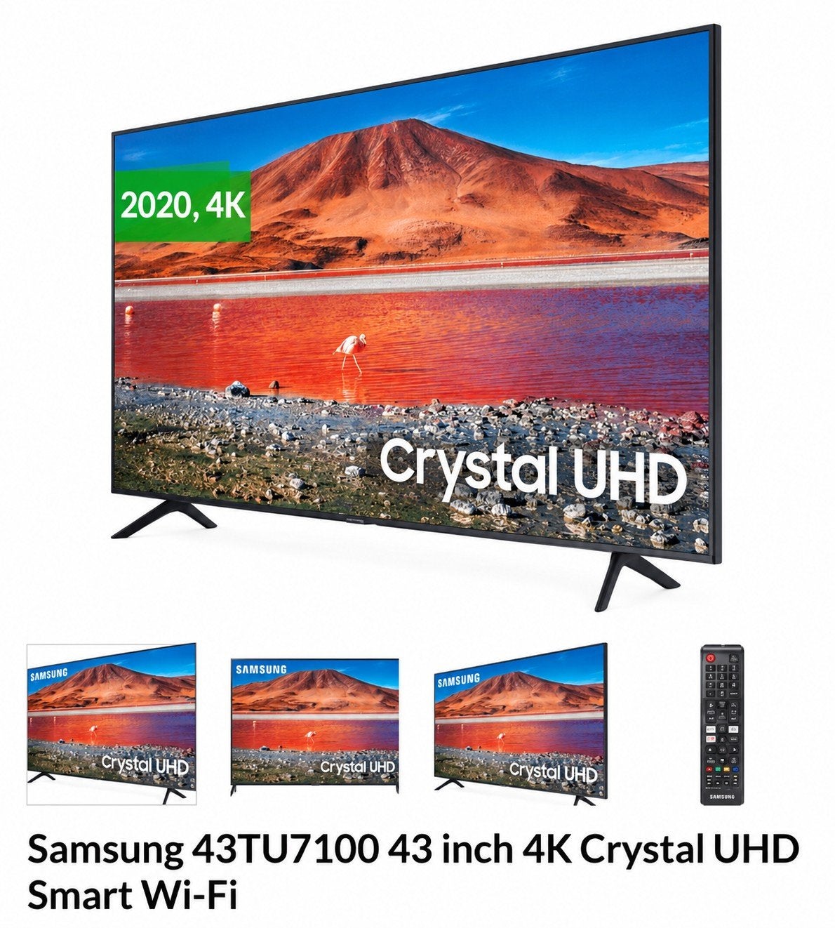 Samsung 43 inch 4K Crystal UHD Smart TV met Wi-Fi, LED, 50 Hz, Ophalen of Verzenden, Zo goed als nieuw