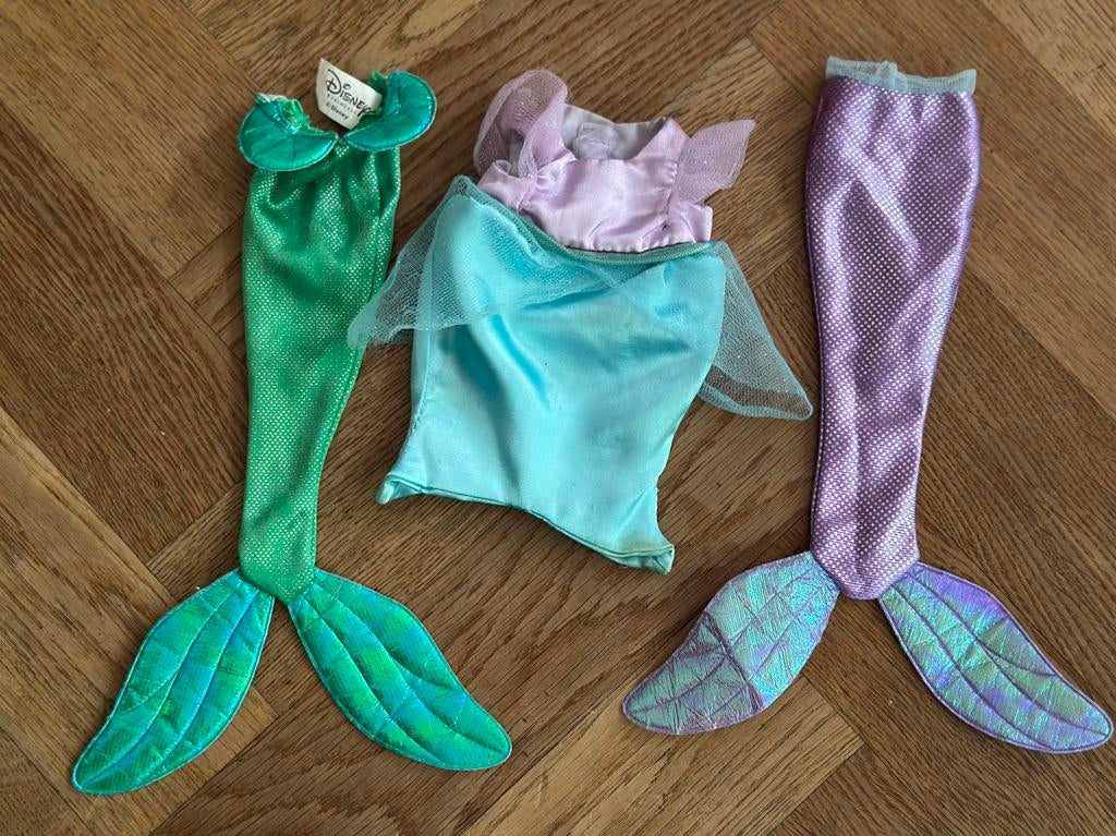 Barbie Zeemeermin Staarten & Zeemeerminpakje Knuffel, Ophalen of Verzenden, Gebruikt, Barbie